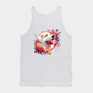 Great Pyrenees Shines on Mothers Day - A Dog Mom's Dream Gift Tank Top